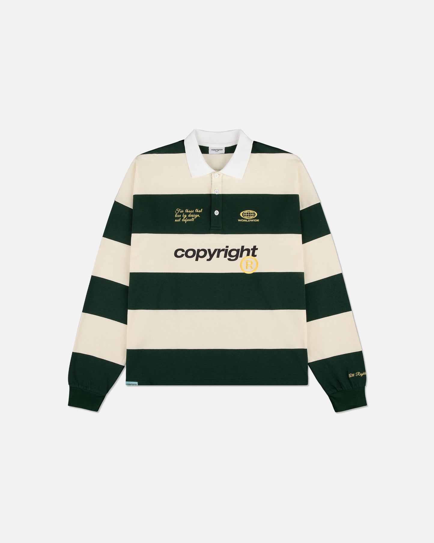 Green Copyright Rugby Polo