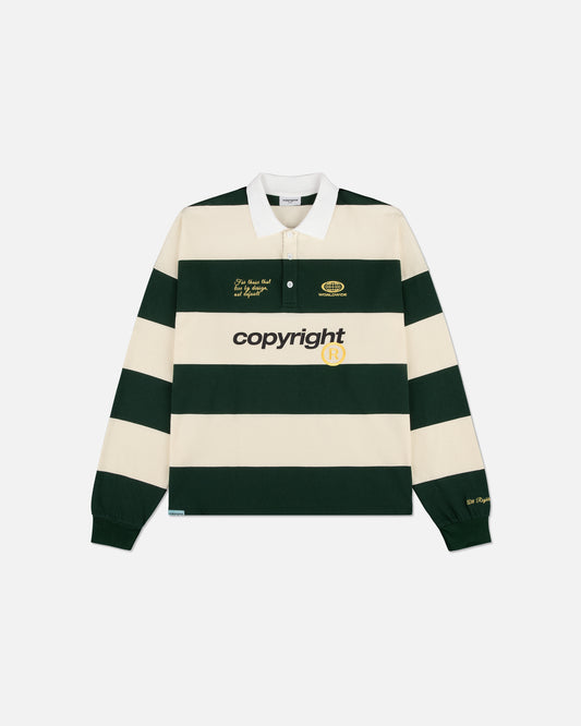 Green Copyright Rugby Polo