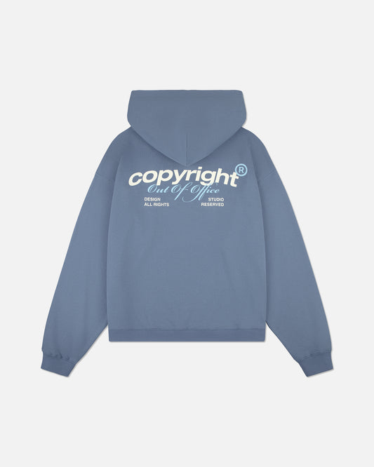 Blue Out of Office Hoodie