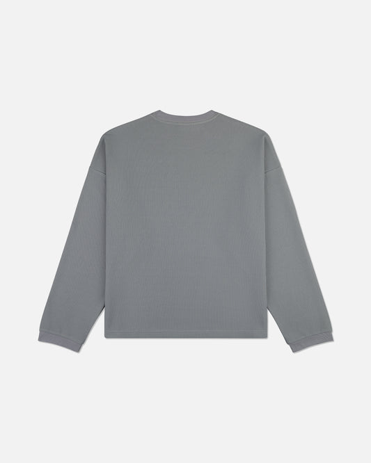 Grey Copy Waffle Tee