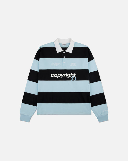 Sky Blue Copyright Rugby Polo