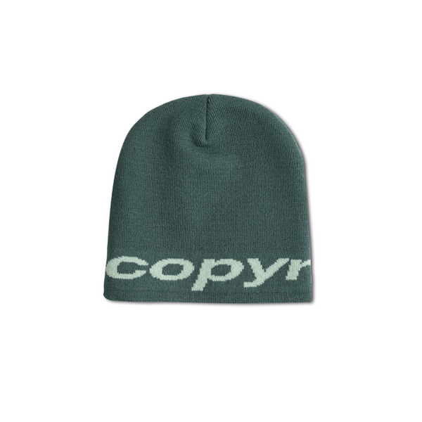 Green Logo Beanie – copyright